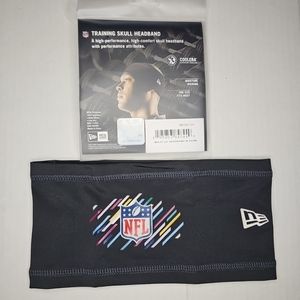 New Era 2021 NFL Crucial Catch Headband - Charcoal Training Camp Black NEW
